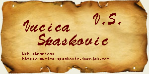 Vučica Spasković vizit kartica